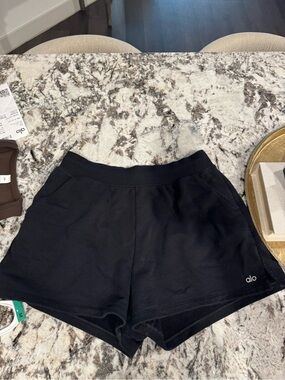 ALO Yoga Black Women's Athletic Lounge Shorts